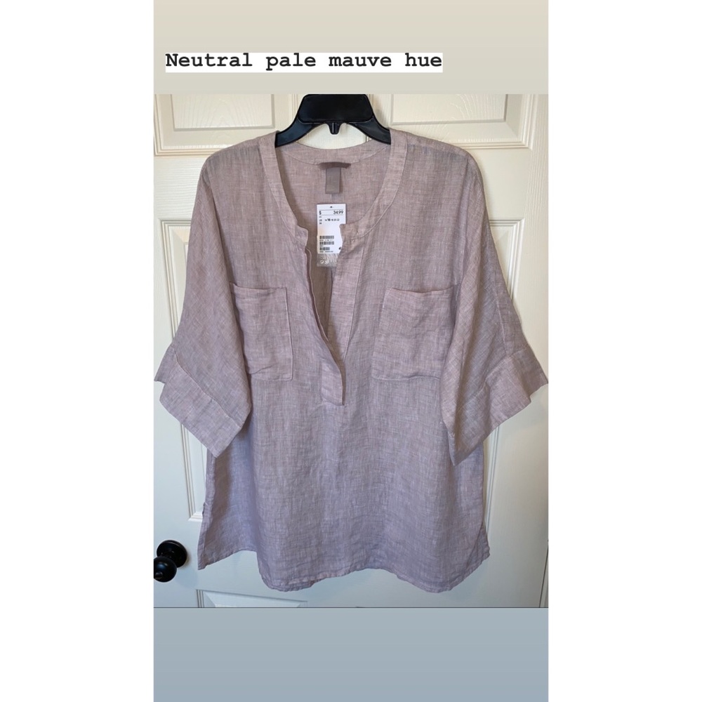 H&M PLUS SIZE LINEN TUNIC